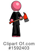 Pink Design Mascot Clipart #1592403 by Leo Blanchette