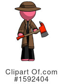 Pink Design Mascot Clipart #1592404 by Leo Blanchette