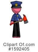Pink Design Mascot Clipart #1592405 by Leo Blanchette