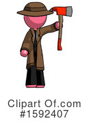 Pink Design Mascot Clipart #1592407 by Leo Blanchette