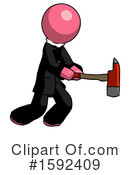 Pink Design Mascot Clipart #1592409 by Leo Blanchette