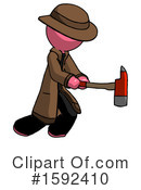 Pink Design Mascot Clipart #1592410 by Leo Blanchette