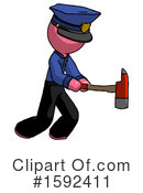 Pink Design Mascot Clipart #1592411 by Leo Blanchette