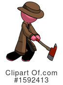 Pink Design Mascot Clipart #1592413 by Leo Blanchette