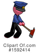 Pink Design Mascot Clipart #1592414 by Leo Blanchette