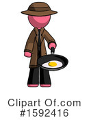 Pink Design Mascot Clipart #1592416 by Leo Blanchette
