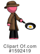 Pink Design Mascot Clipart #1592419 by Leo Blanchette