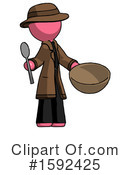 Pink Design Mascot Clipart #1592425 by Leo Blanchette