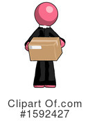 Pink Design Mascot Clipart #1592427 by Leo Blanchette