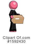 Pink Design Mascot Clipart #1592430 by Leo Blanchette