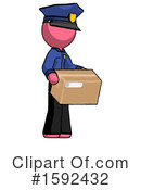 Pink Design Mascot Clipart #1592432 by Leo Blanchette