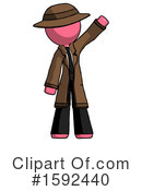 Pink Design Mascot Clipart #1592440 by Leo Blanchette