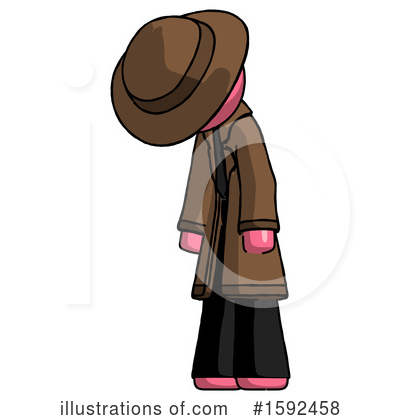 Royalty-Free (RF) Pink Design Mascot Clipart Illustration by Leo Blanchette - Stock Sample #1592458