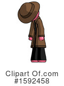 Pink Design Mascot Clipart #1592458 by Leo Blanchette
