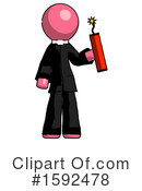 Pink Design Mascot Clipart #1592478 by Leo Blanchette