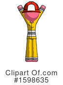 Pink Design Mascot Clipart #1598635 by Leo Blanchette