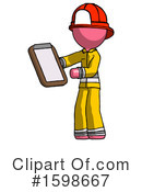 Pink Design Mascot Clipart #1598667 by Leo Blanchette
