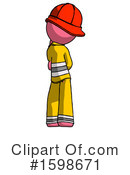Pink Design Mascot Clipart #1598671 by Leo Blanchette
