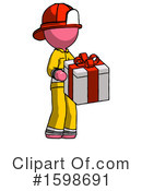 Pink Design Mascot Clipart #1598691 by Leo Blanchette