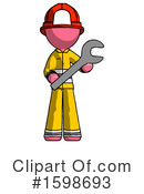 Pink Design Mascot Clipart #1598693 by Leo Blanchette