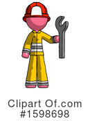 Pink Design Mascot Clipart #1598698 by Leo Blanchette