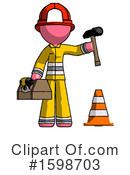 Pink Design Mascot Clipart #1598703 by Leo Blanchette