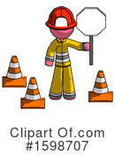 Pink Design Mascot Clipart #1598707 by Leo Blanchette