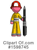 Pink Design Mascot Clipart #1598745 by Leo Blanchette
