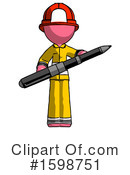 Pink Design Mascot Clipart #1598751 by Leo Blanchette