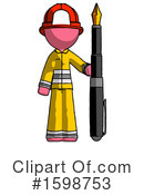Pink Design Mascot Clipart #1598753 by Leo Blanchette