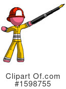 Pink Design Mascot Clipart #1598755 by Leo Blanchette