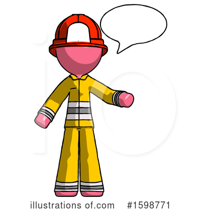Royalty-Free (RF) Pink Design Mascot Clipart Illustration by Leo Blanchette - Stock Sample #1598771