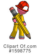 Pink Design Mascot Clipart #1598775 by Leo Blanchette