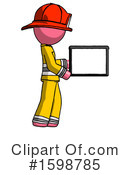 Pink Design Mascot Clipart #1598785 by Leo Blanchette