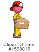 Pink Design Mascot Clipart #1598816 by Leo Blanchette