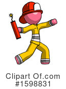 Pink Design Mascot Clipart #1598831 by Leo Blanchette