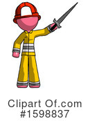 Pink Design Mascot Clipart #1598837 by Leo Blanchette