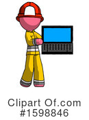 Pink Design Mascot Clipart #1598846 by Leo Blanchette
