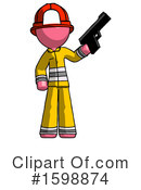 Pink Design Mascot Clipart #1598874 by Leo Blanchette
