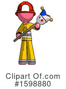 Pink Design Mascot Clipart #1598880 by Leo Blanchette