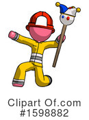 Pink Design Mascot Clipart #1598882 by Leo Blanchette