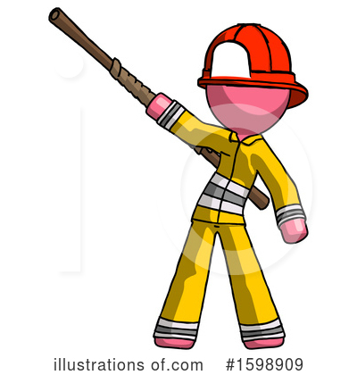 Royalty-Free (RF) Pink Design Mascot Clipart Illustration by Leo Blanchette - Stock Sample #1598909
