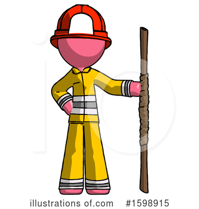 Royalty-Free (RF) Pink Design Mascot Clipart Illustration by Leo Blanchette - Stock Sample #1598915