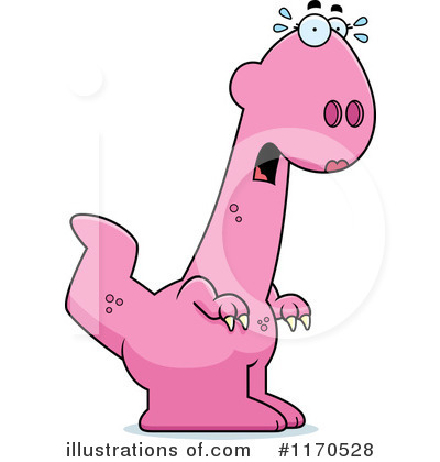 Royalty-Free (RF) Pink Dinosaur Clipart Illustration by Cory Thoman - Stock Sample #1170528