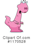 Pink Dinosaur Clipart #1170528 by Cory Thoman