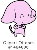 Pink Elephant Clipart #1484806 by lineartestpilot