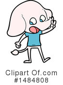 Pink Elephant Clipart #1484808 by lineartestpilot