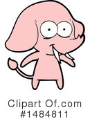Pink Elephant Clipart #1484811 by lineartestpilot