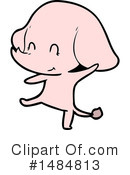Pink Elephant Clipart #1484813 by lineartestpilot