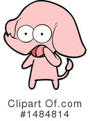 Pink Elephant Clipart #1484814 by lineartestpilot